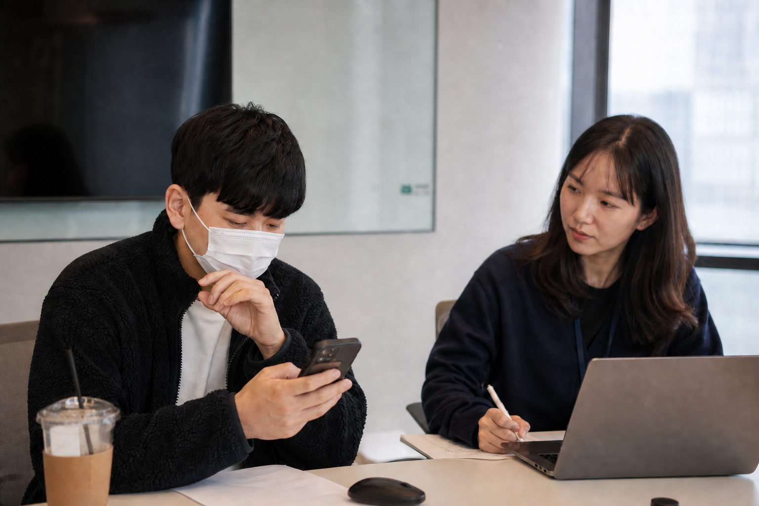 익명 사용자와 진행한 1:1 사용성 테스트.